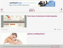 Tablet Screenshot of cosasdebodas.es